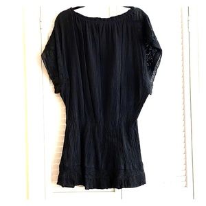 Drop Waist Woven Dress - XL